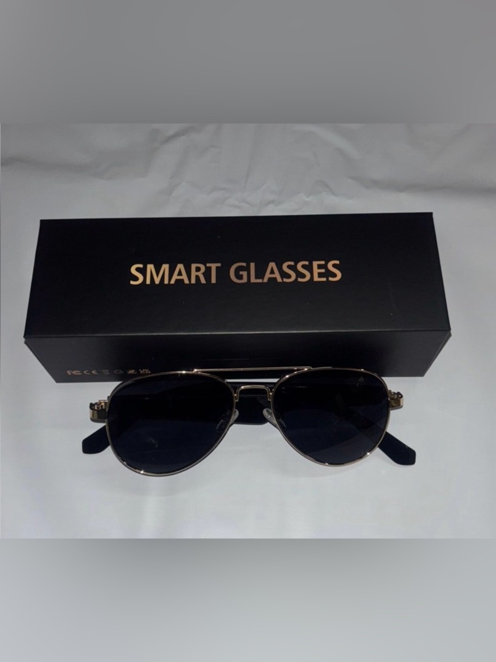 Wireless Bluetooth Smart Glasses Aviator Sunglasses polarized Call Music Headset